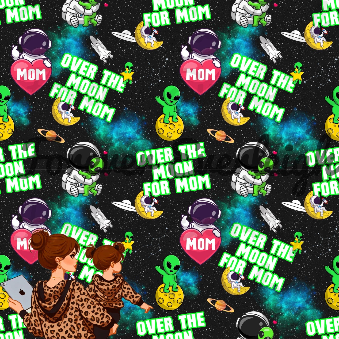 Over the moon for mom