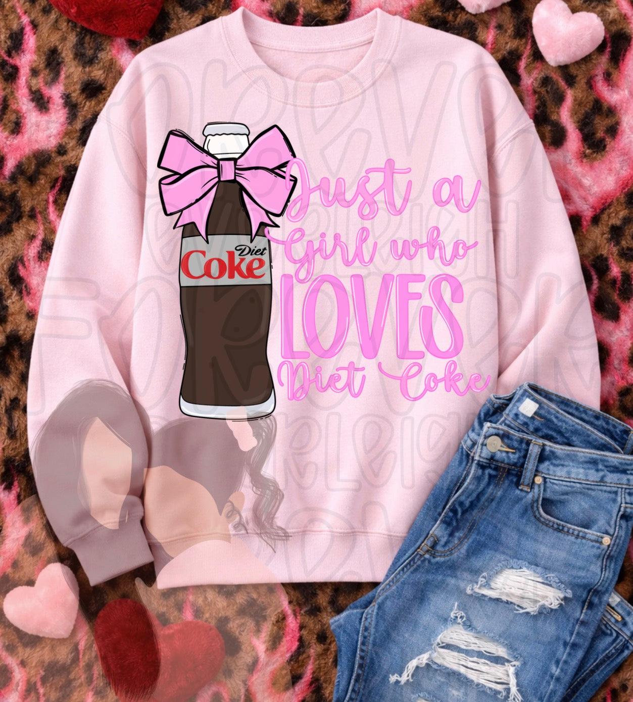 Just a girl who loves diet cola png