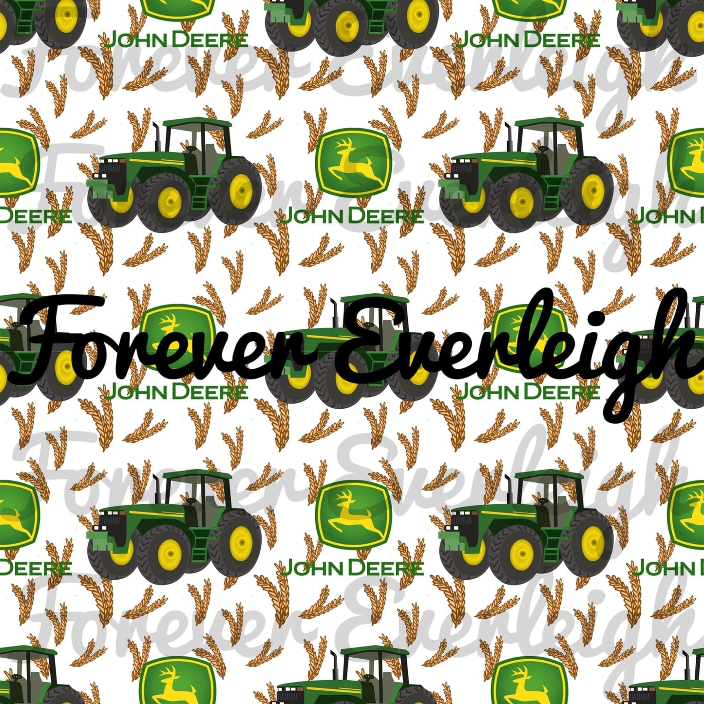 Green tractor