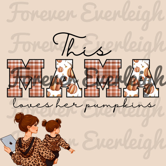 Mamas pumpkins ( find editable name pumpkins)