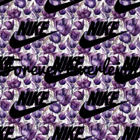 Swoosh floral