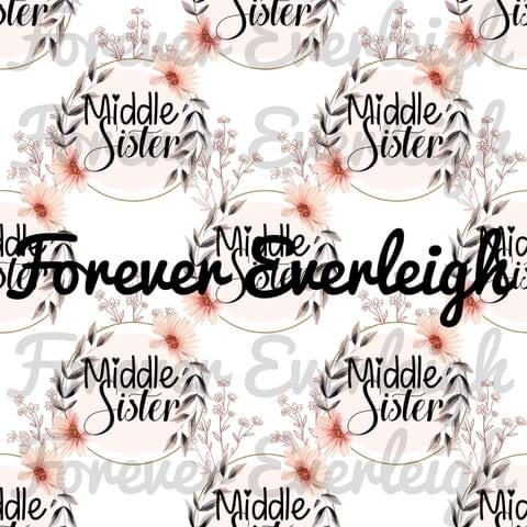 Big, middle, little sister