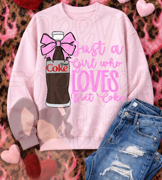 Just a girl who loves diet cola png