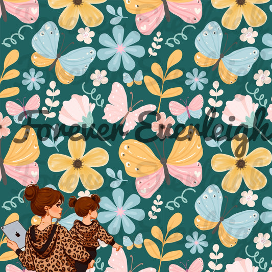 Butterfly floral