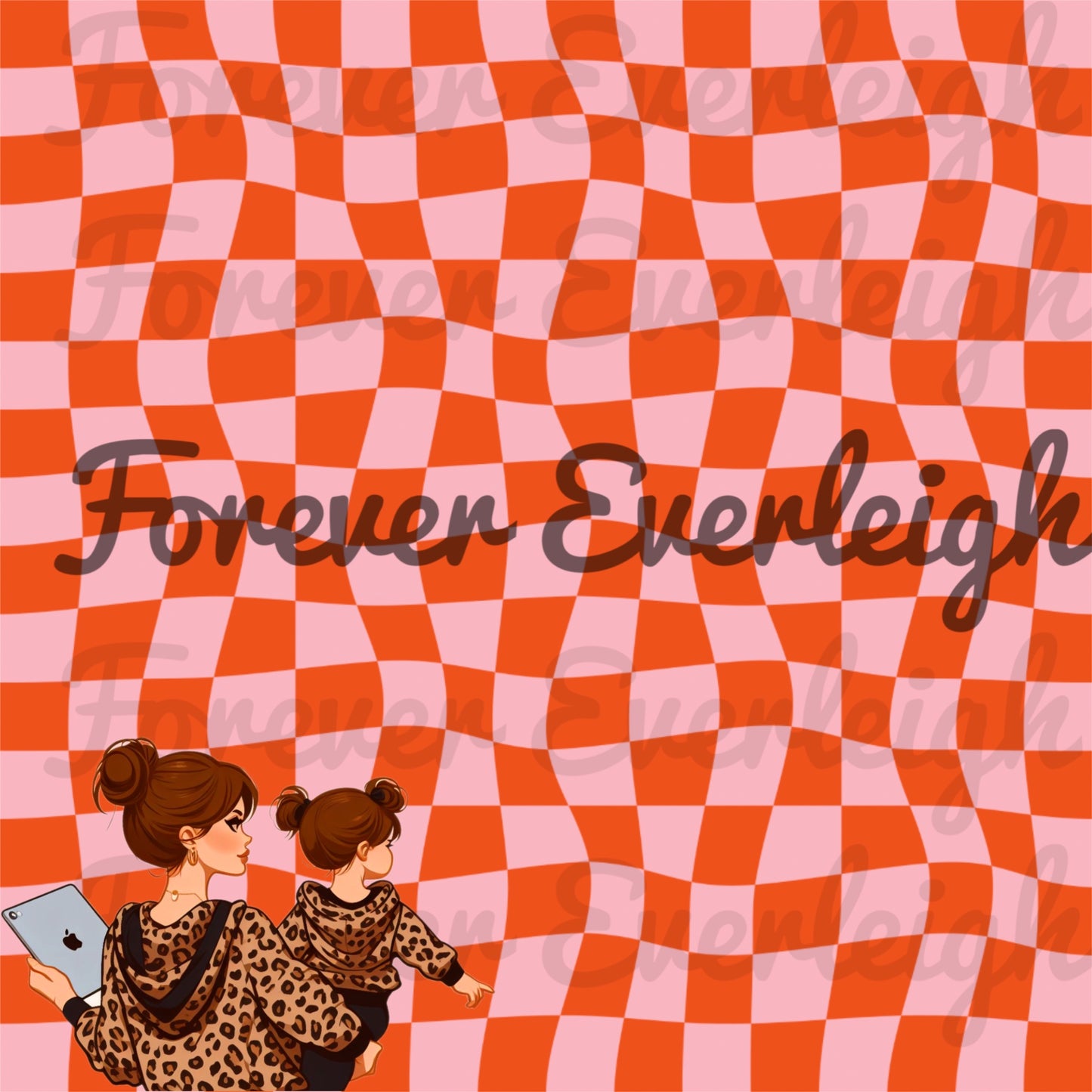 Wavy checkered