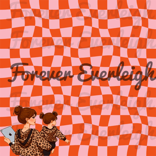 Wavy checkered