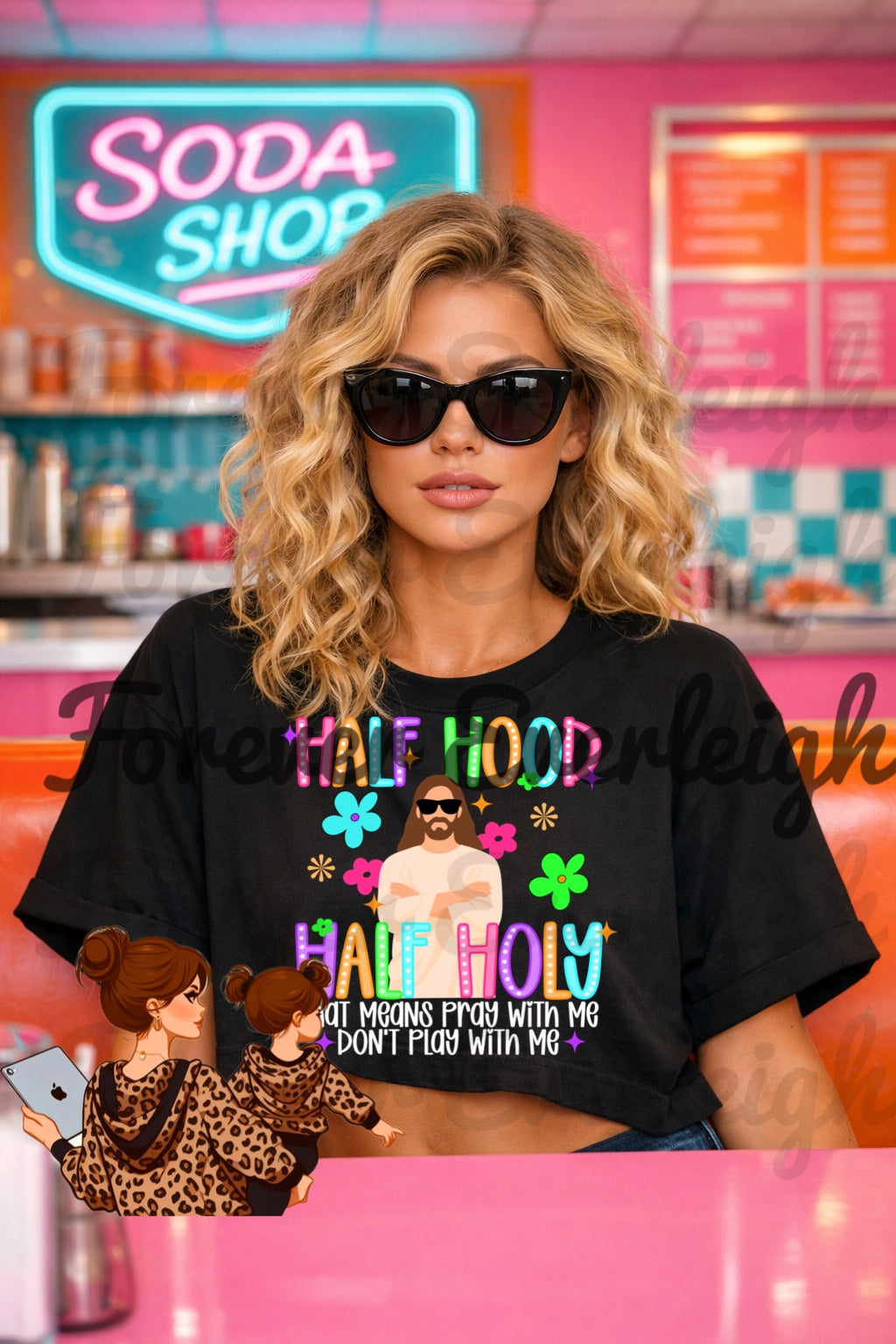 Half hood half holy PNG