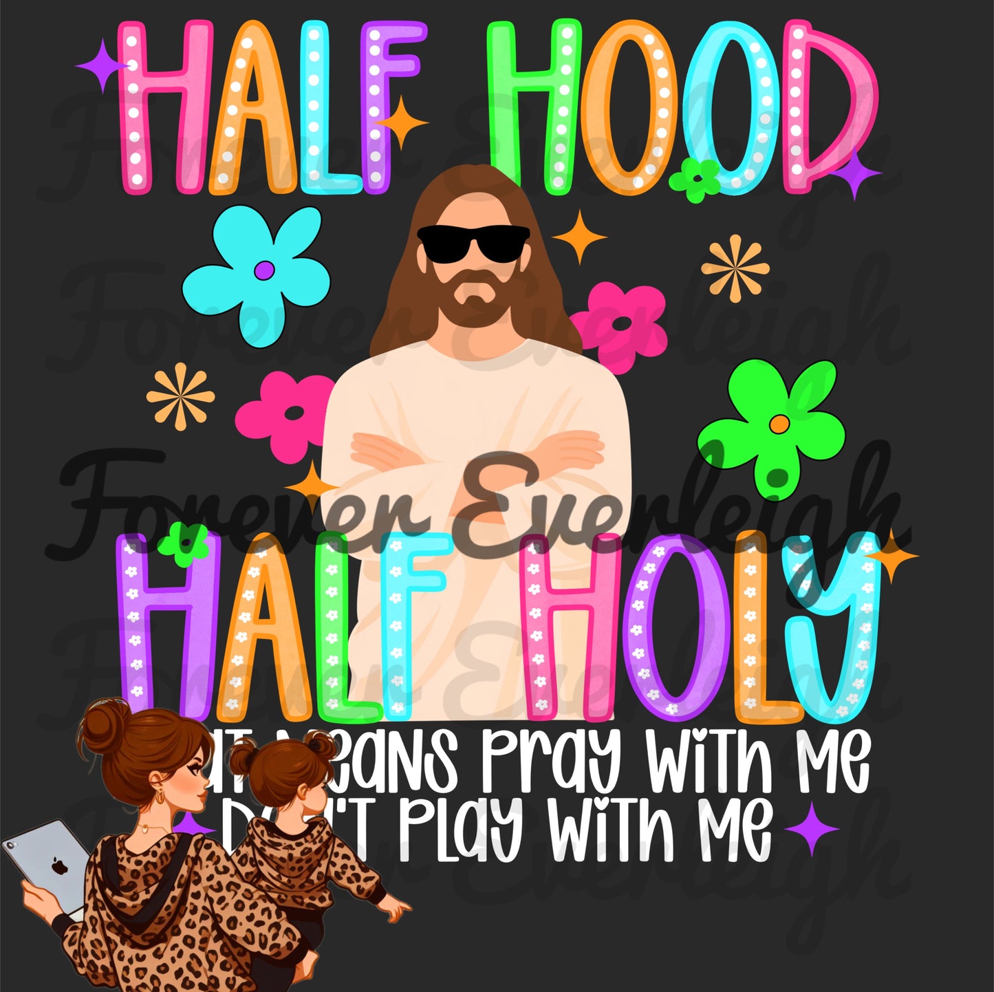 Half hood half holy PNG