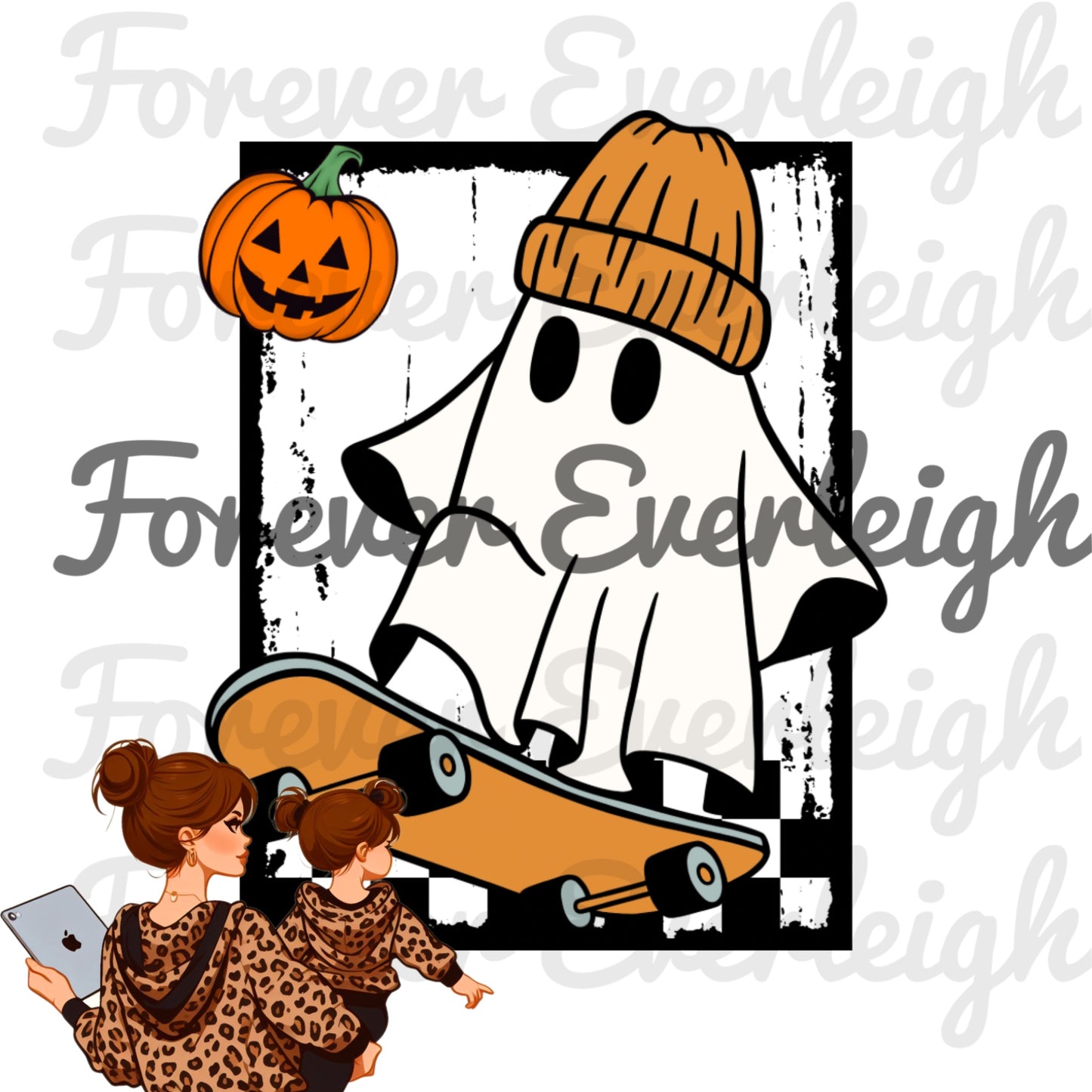 Skateboard ghost PNG